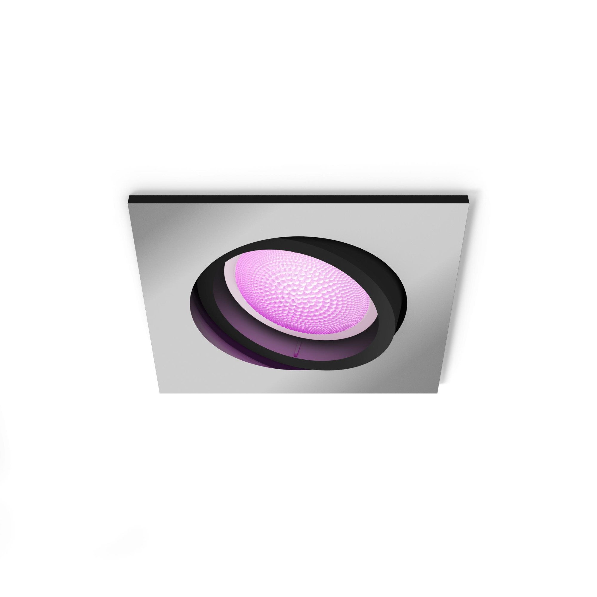Philips Hue White and Color Ambiance Centura Recessed LED Spot square silver 350lm