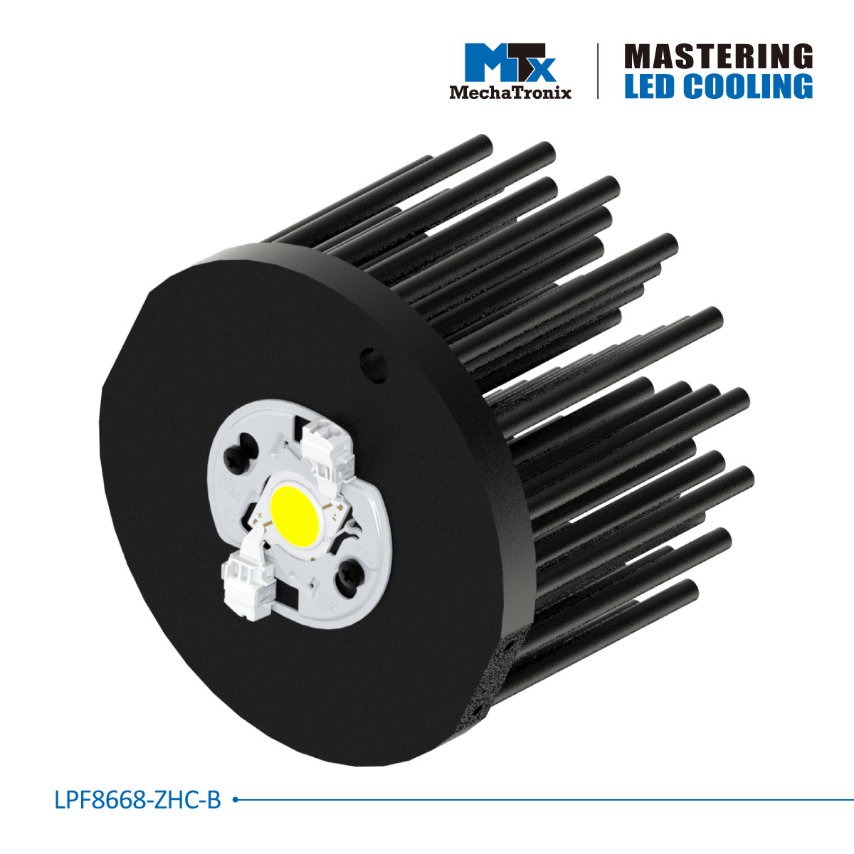 MechaTronix Heat Sink round 11cm LPF11180-ZHE-B for LED <9600lm