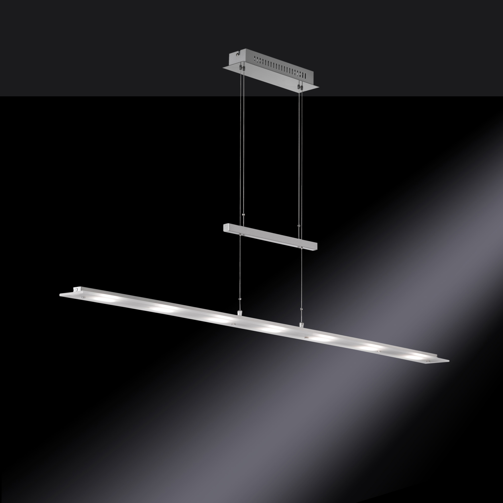 Honsel LED Pendant Light Largo silver 2900lm