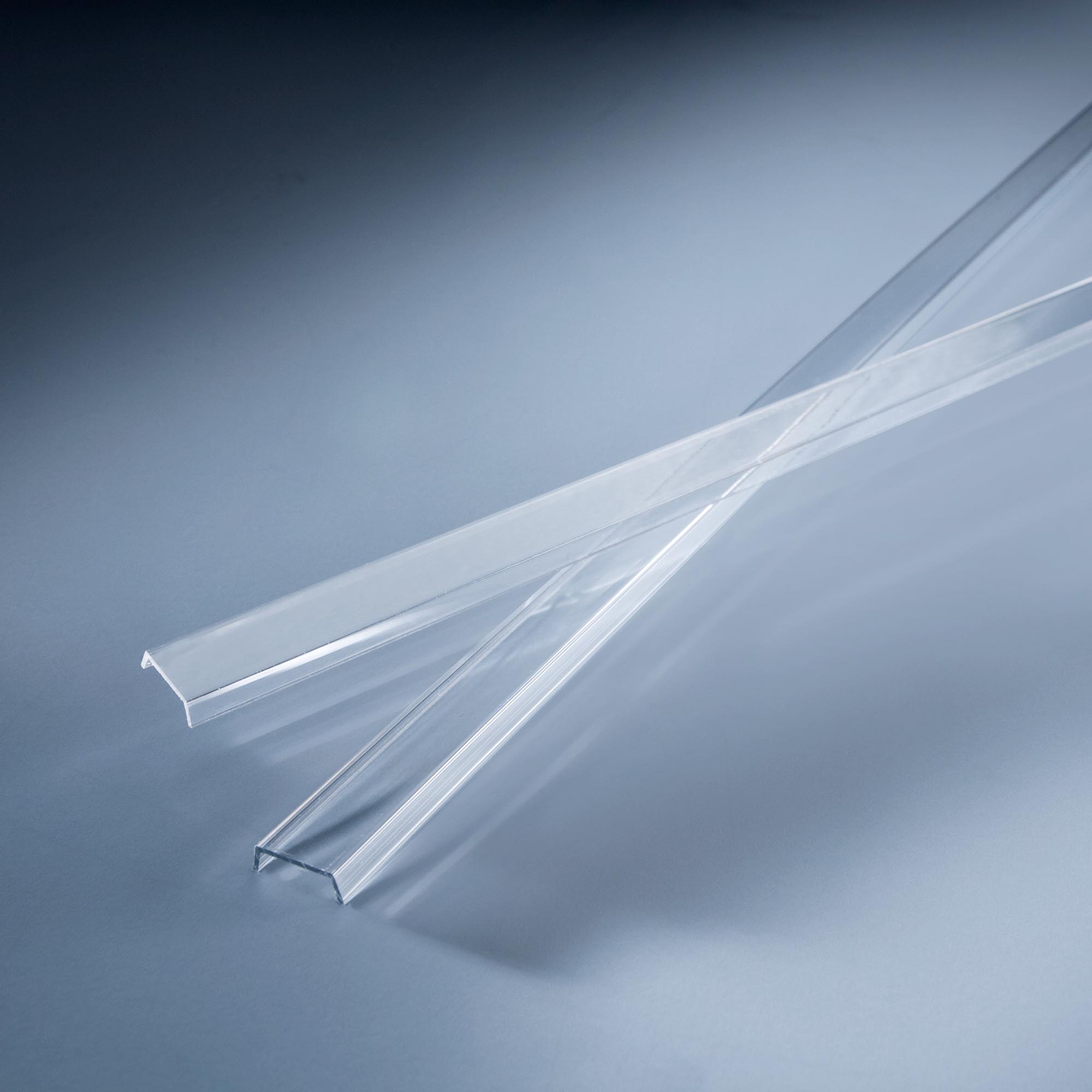 Aluminium Corner Profile Cover clear 1020mm