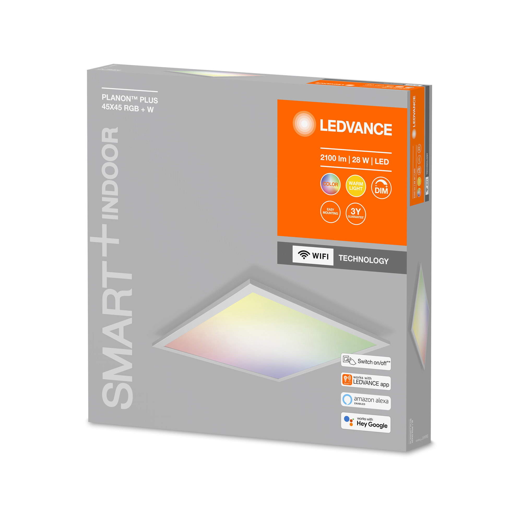 LEDVANCE SMART+ WiFi RGBW LED Panel PLANON PLUS 45x45cm 2100lm