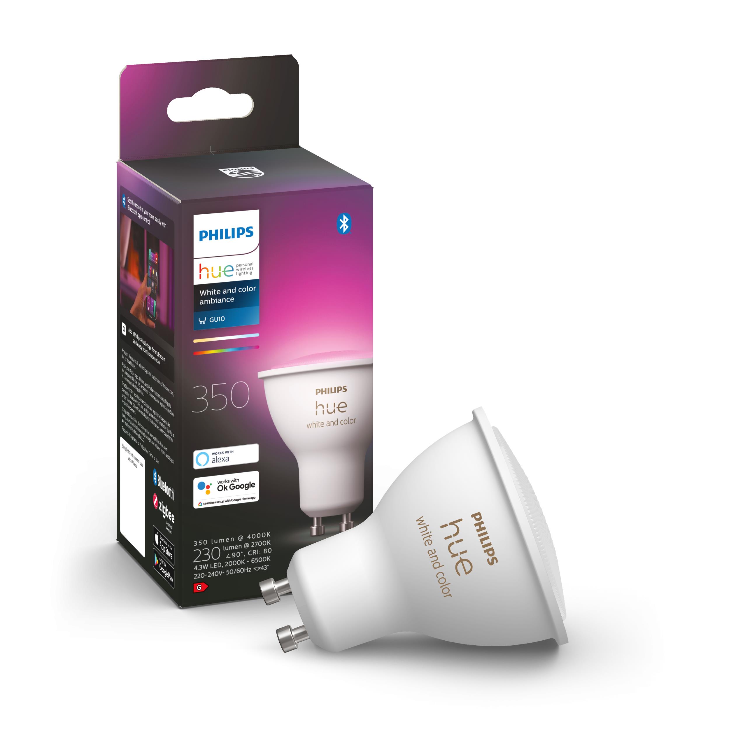 Philips Hue White and Color Ambiance LED Spot GU10 230lm