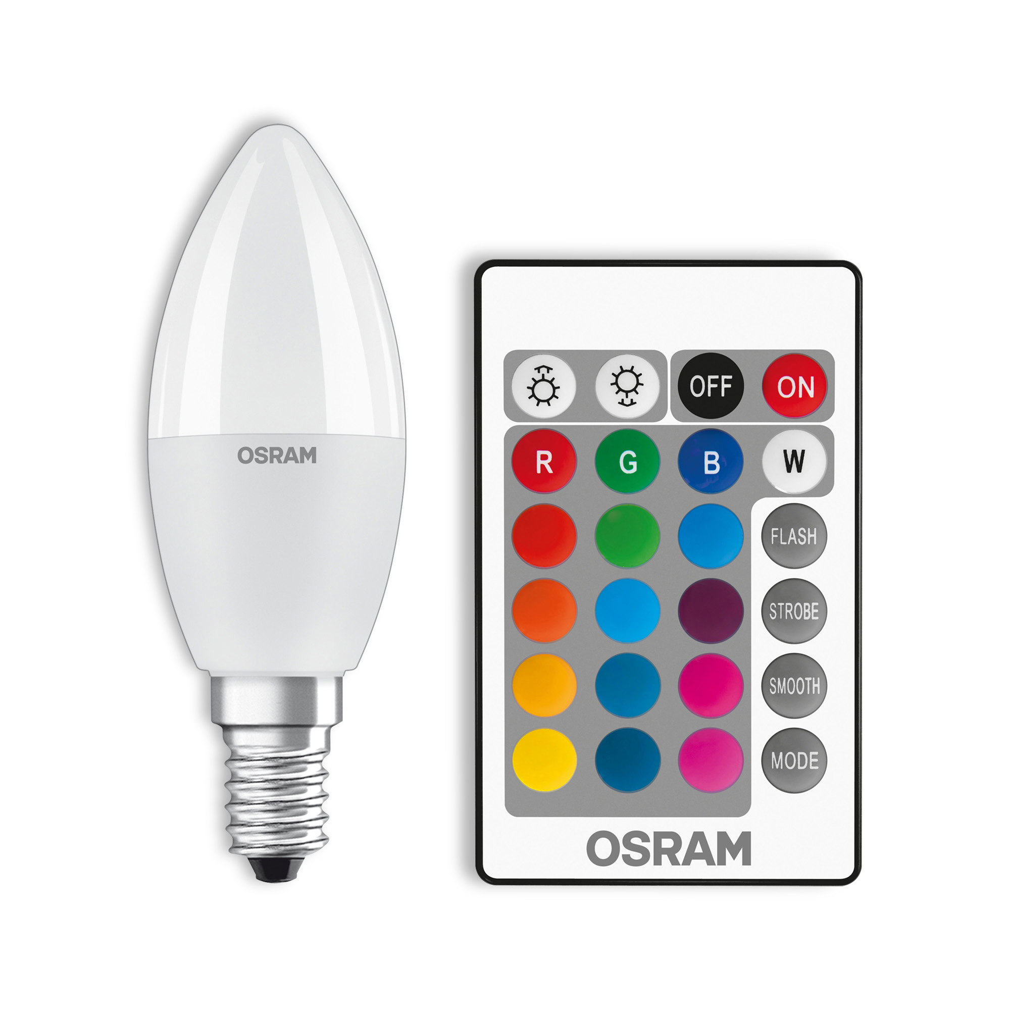 Osram LED STAR+ CLB RGBWFR 40 DIM 5.5W 827 E14 470lm