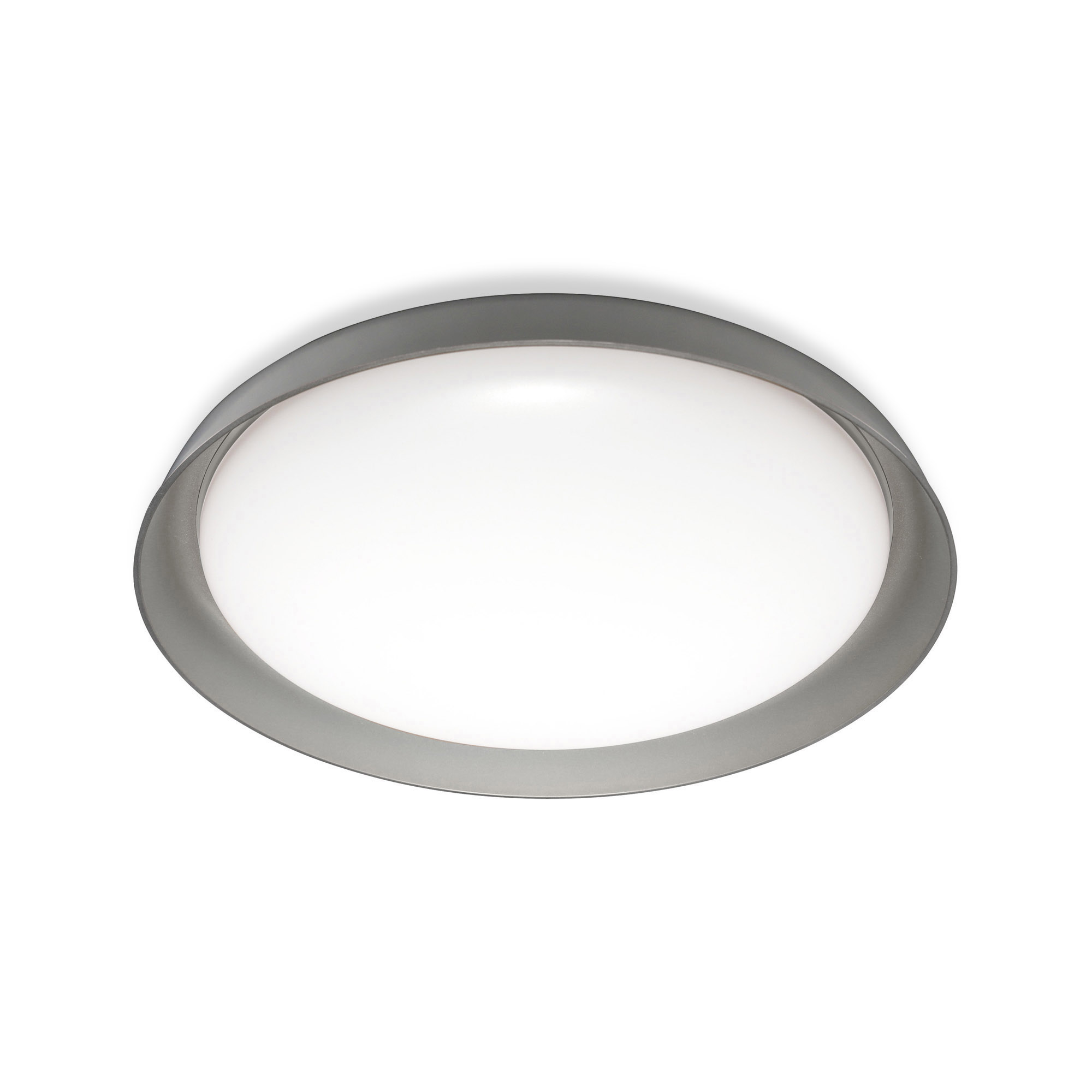 LEDVANCE SMART+ WiFi Tunable White LED Ceiling Light ORBIS Plate 430mm grey 2500lm