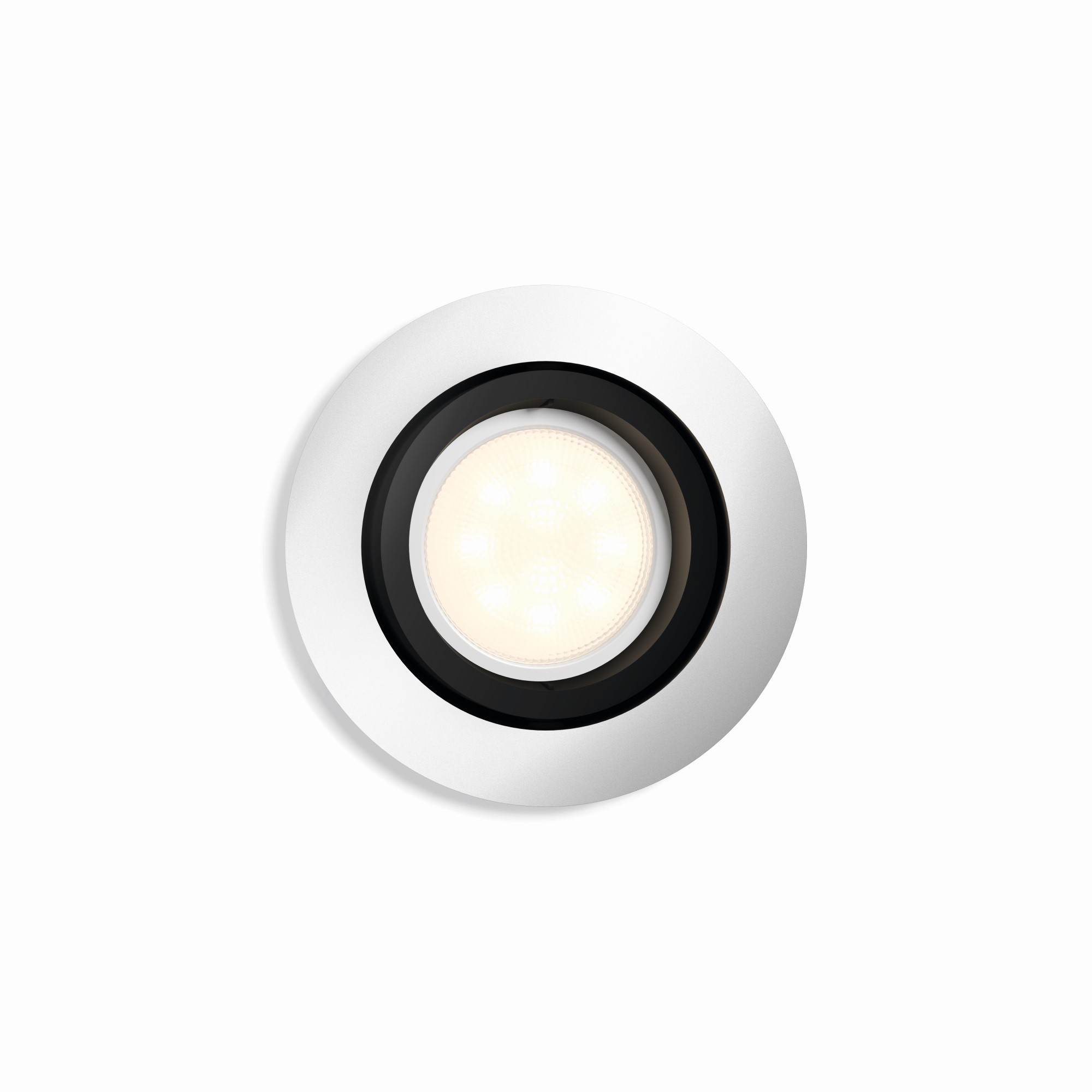 Philips Hue White Ambiance Milliskin LED Downlight round, silver, 250lm, with Dimmer Switch