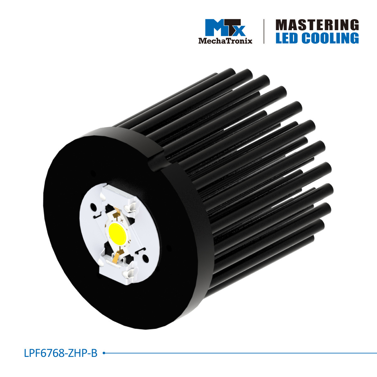 MechaTronix Heat Sink round 7cm LPF6768-ZHP-B for LED <4600lm