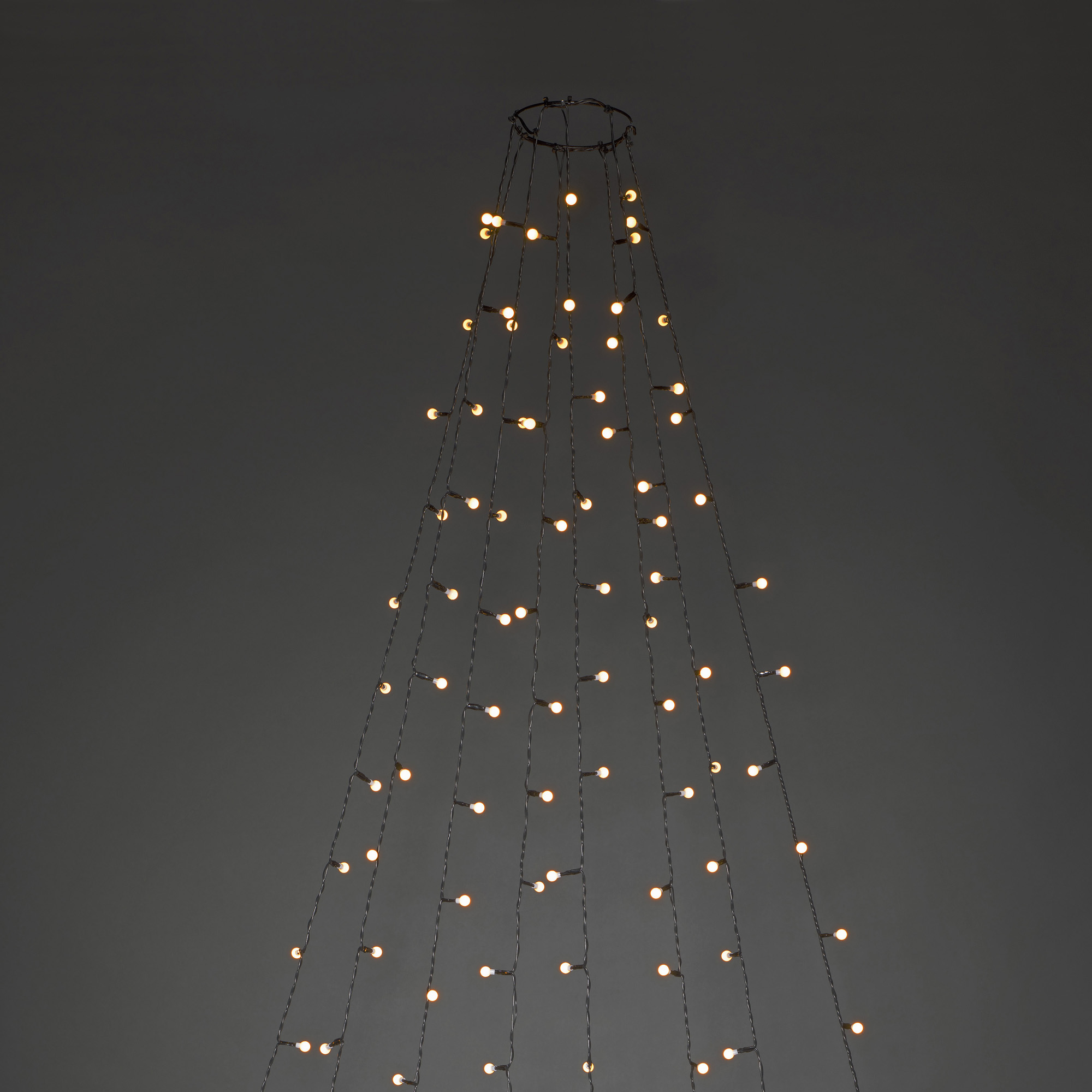 LED Tree Coat amber, 8 strings of 4m (50 LEDs each)