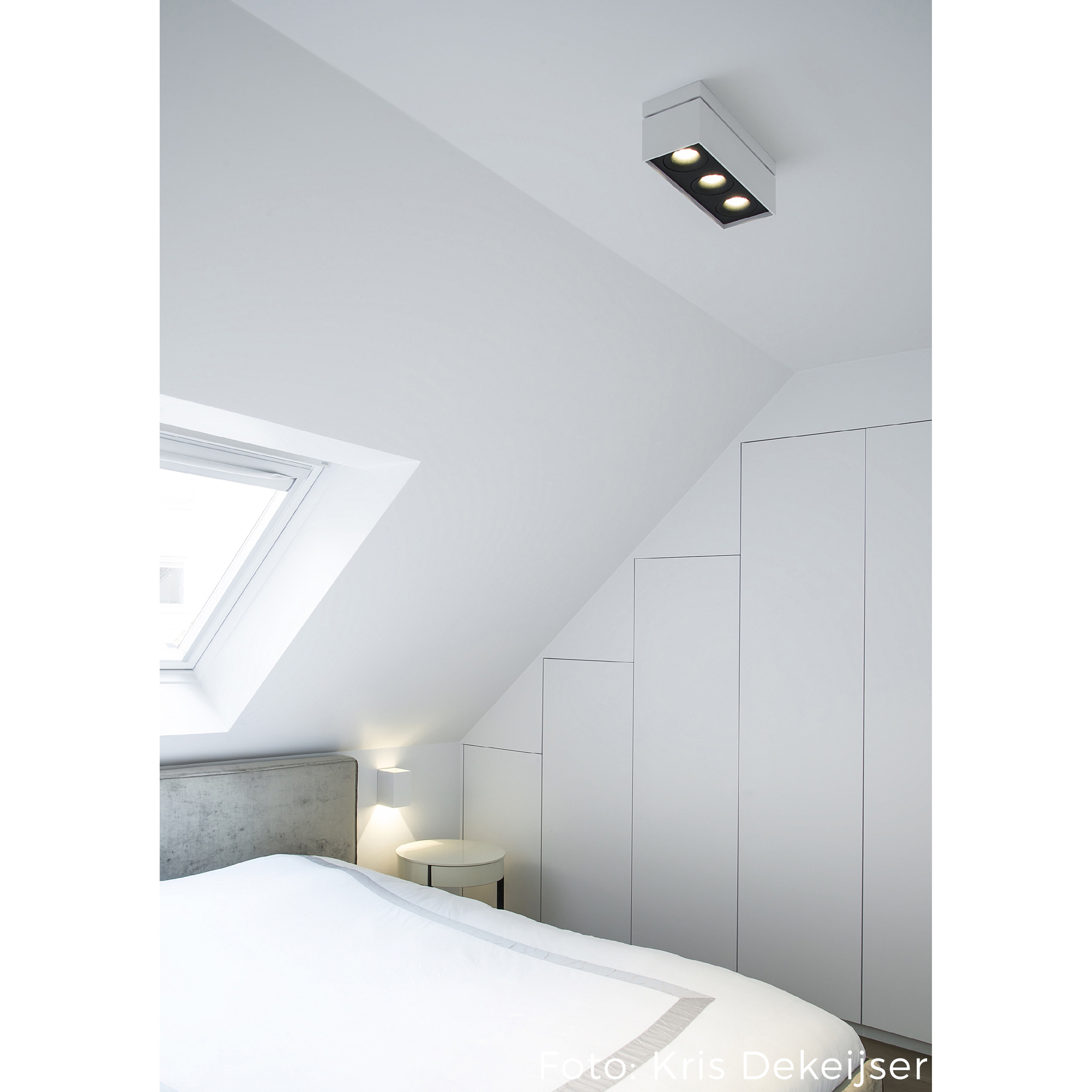 Wever & Ducré LED Ceiling Light Sirro white-black