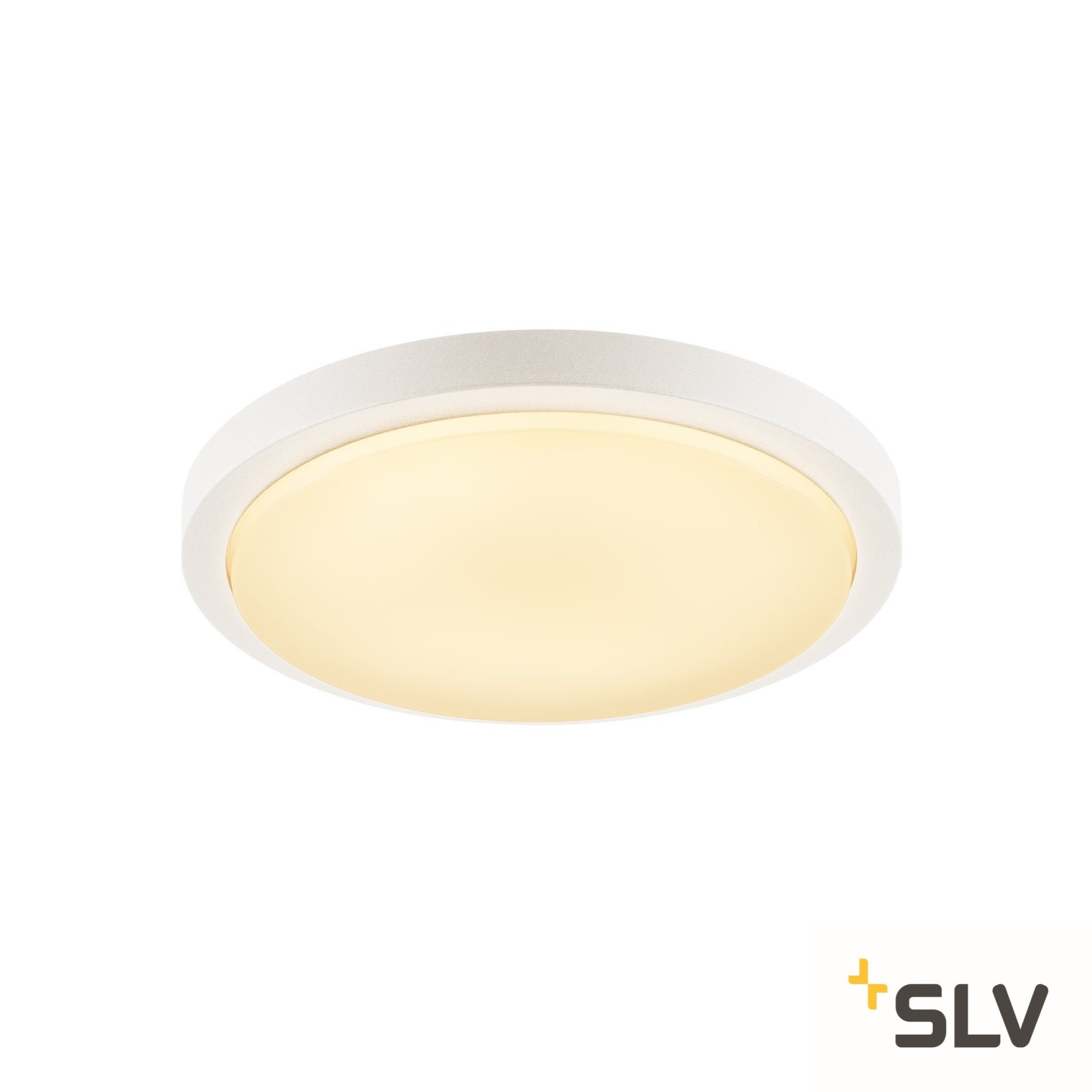 SLV LED Ceiling Light AINOS with Motion Sensor white IP44 1430lm 3000K
