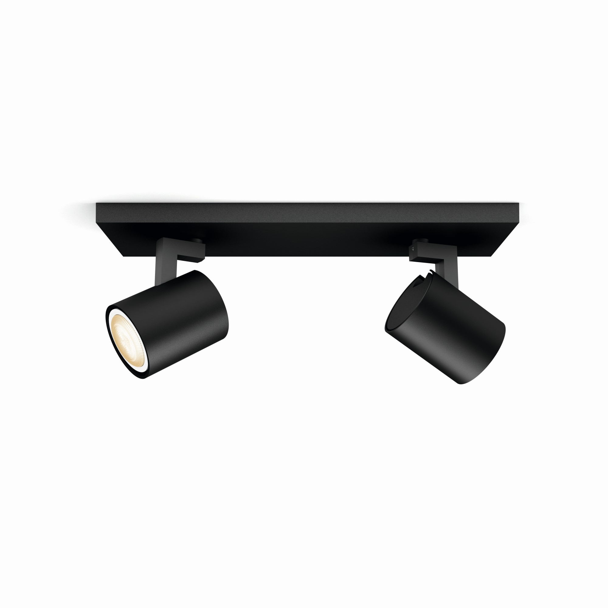 Philips Hue White Ambiance Runner LED Spot Light double-flamed black 2x 350lm incl. Dimmer Switch