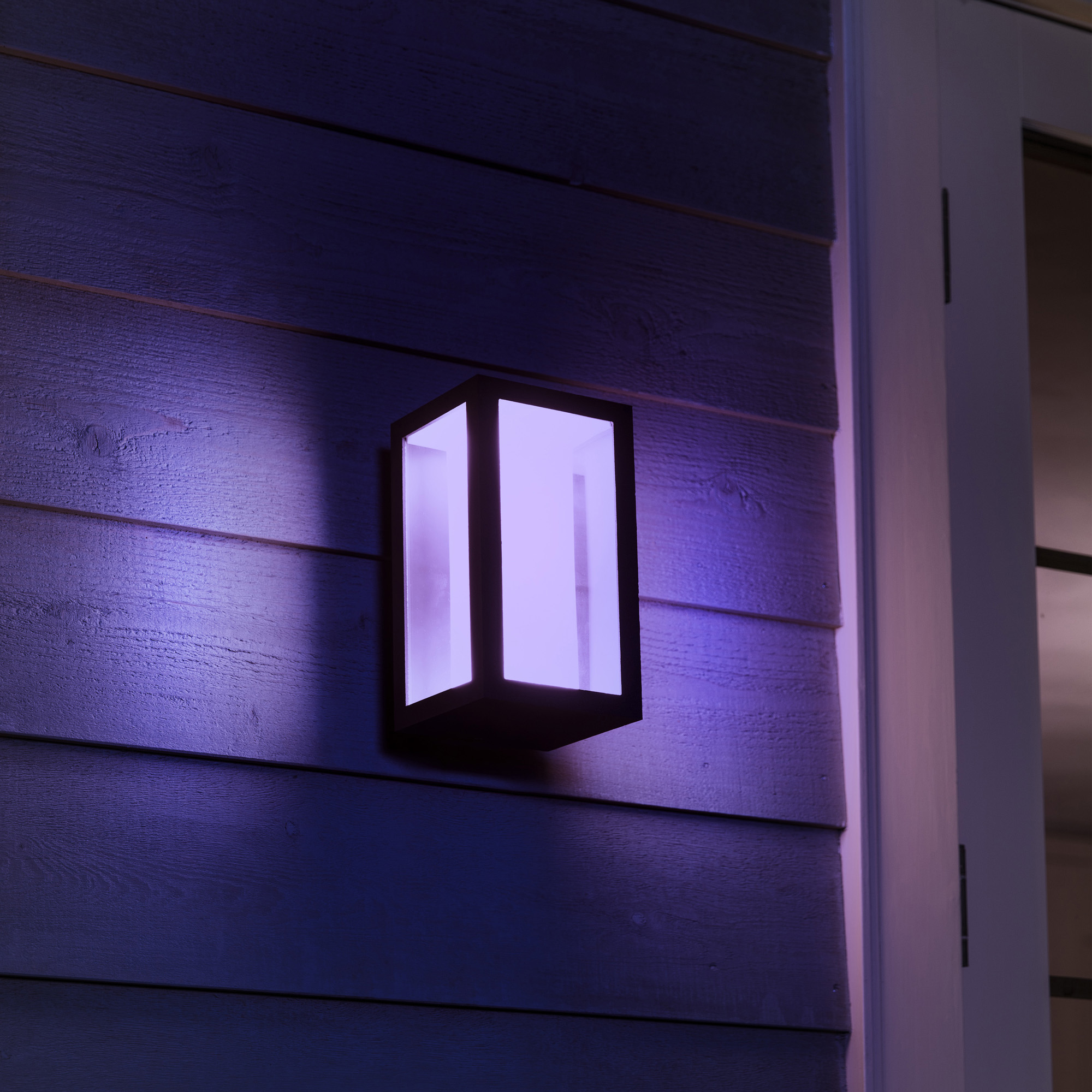 Philips Hue White and Color Ambiance Impress LED Wall Light narrow black