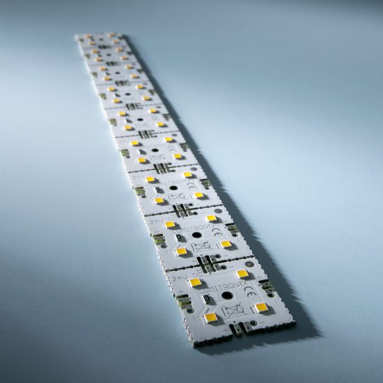 MatrixMini-9-4080 Nichia LED Module (9x1) pure white 4000K 680lm 36 LEDs 24V 4.3W 27x3cm (83000 lm/sqm)