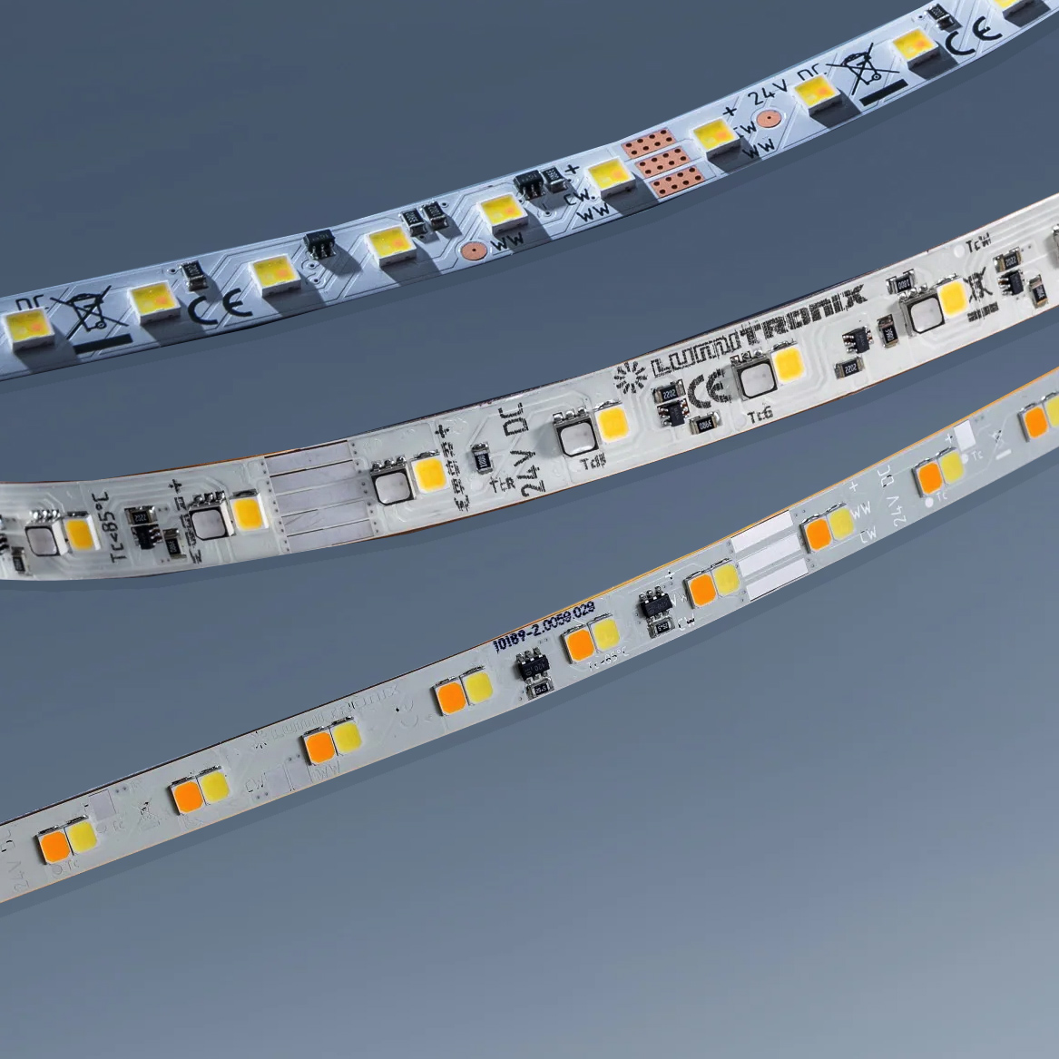 Build Your Own Flexible RGB-TW LED Strips, Made in Germany, TW, Dynasolis, RGBW, RGB+TW, Made in Germany, 12/24/48V 5-50m long, 5-20mm wide