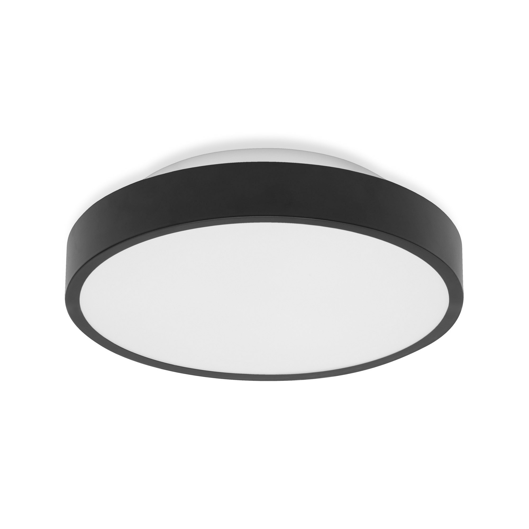 LEDVANCE SMART+ WiFi Tunable White RGB LED Ceiling Light ORBIS Backlight 350mm black 2400lm