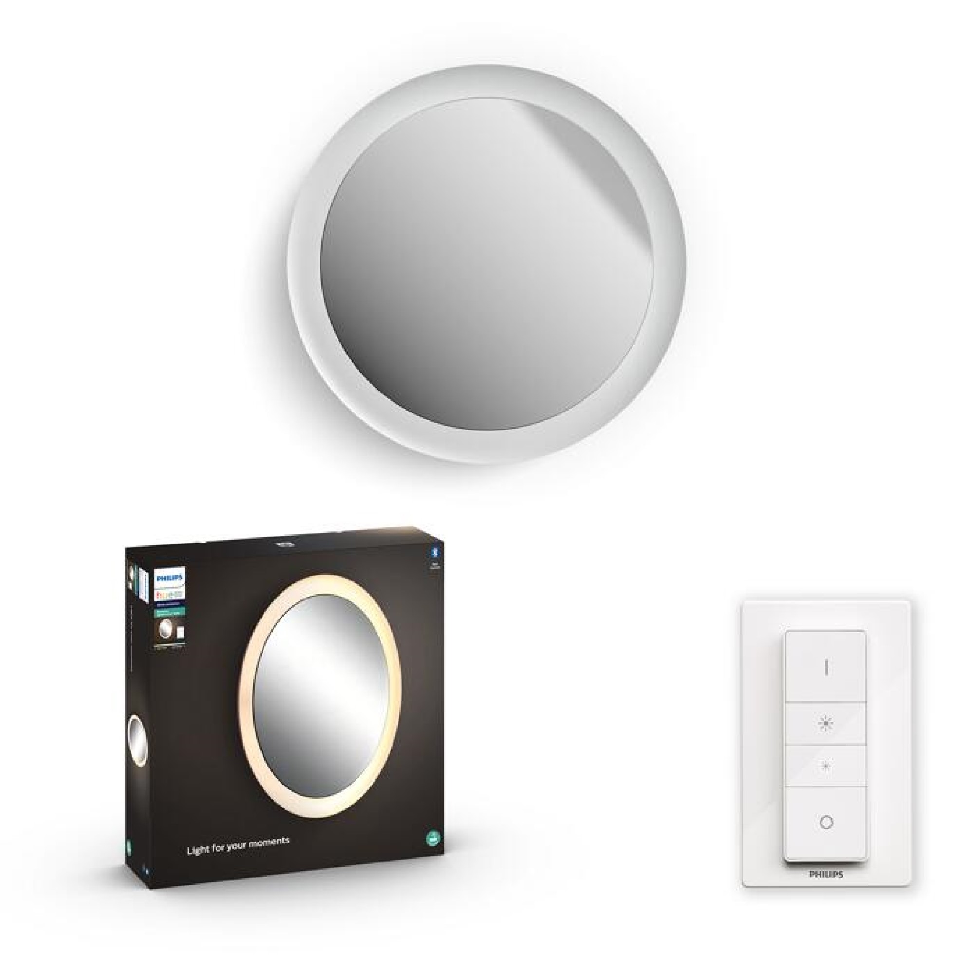 Philips Hue White Ambiance Adore LED Mirror Light white 2550lm incl. Dimmer Switch