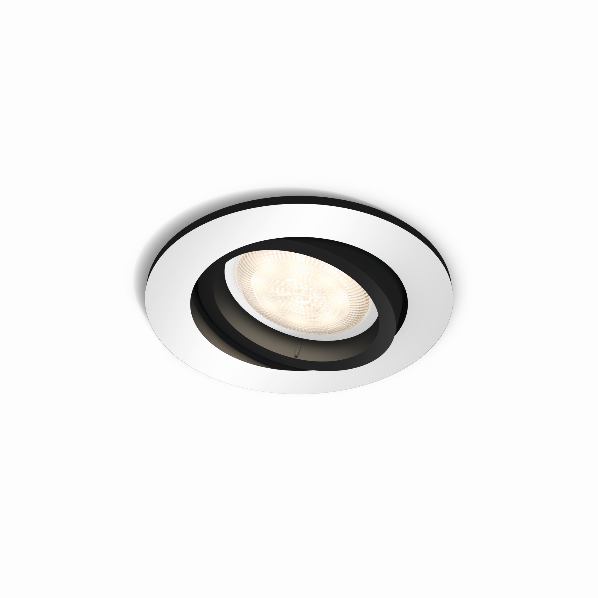 Philips Hue White Ambiance Milliskin LED Downlight round, silver, 250lm, with Dimmer Switch