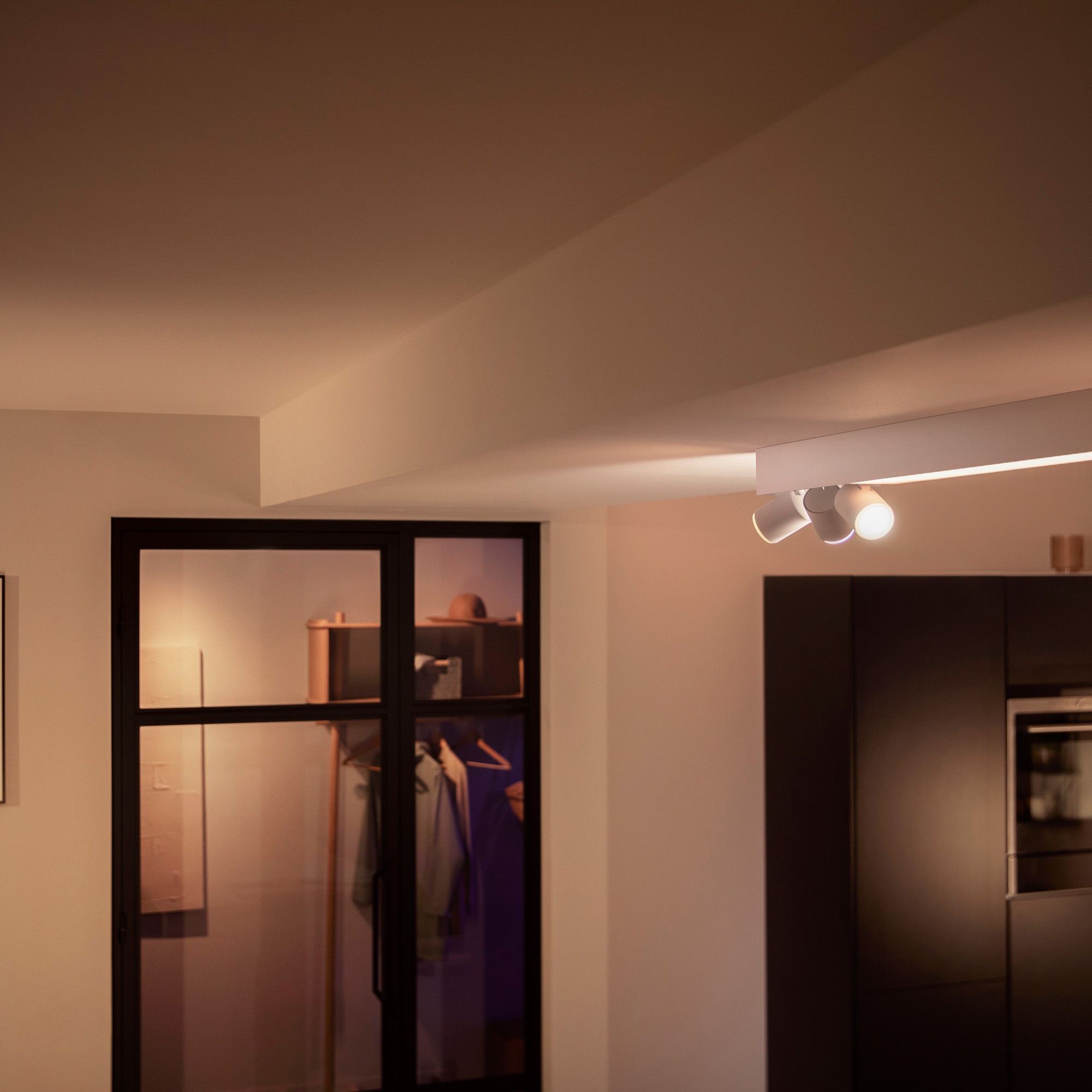 Philips Hue White & Color Ambiance Centris LED Ceiling Light with 3 Spots white 3650lm