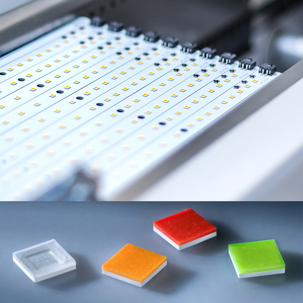 Build Your Own Plug & Play Nichia CSP Color LED Modules, Made in Germany, 150-600mm length & 5-400mm width