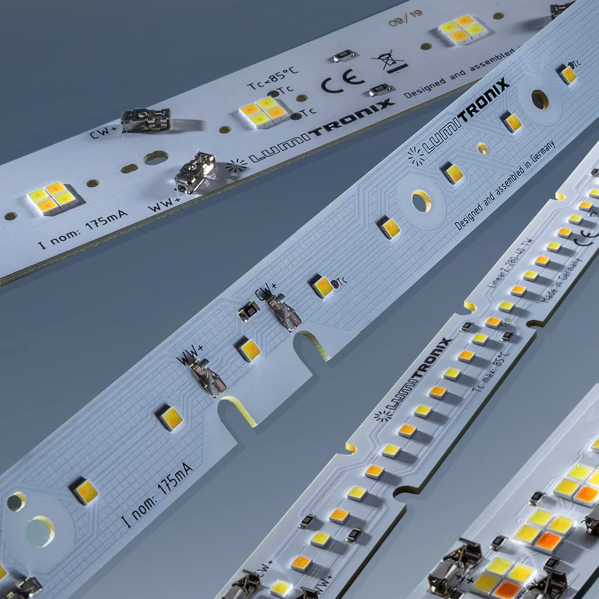 Build Your Own LumiBar-50 RGB-TW Plug & Play 50cm, TW, Dynasolis, RGBW, RGB+TW LED Strip, Made in Germany, 12/24/48V