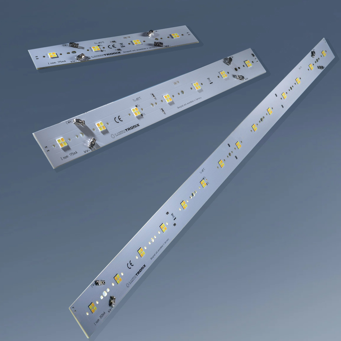 Build Your Own LumiBar Daisy Multicolor 2 channel Plug & Play, TW, Dynasolis, Two Color LED module Zhaga 16, 28, 56 x 2.8cm, Made in Germany