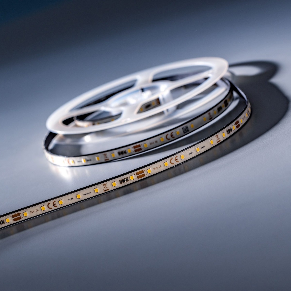 LumProtect IP67 LumiFlex2080 Samsung LED Strip pure white CRI80 4000K 7175lm 24V 70 LEDs/m 5m reel (1435lm/m and 12.6W/m) 