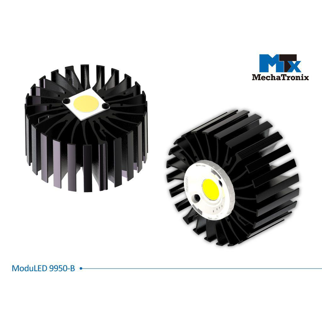 NICHIA COB Light-Engine, COB-B LEDs, LEDiL Optics, MechaTronix Heatsink (6000-8000lm, 2200-6500K, RA80-95)