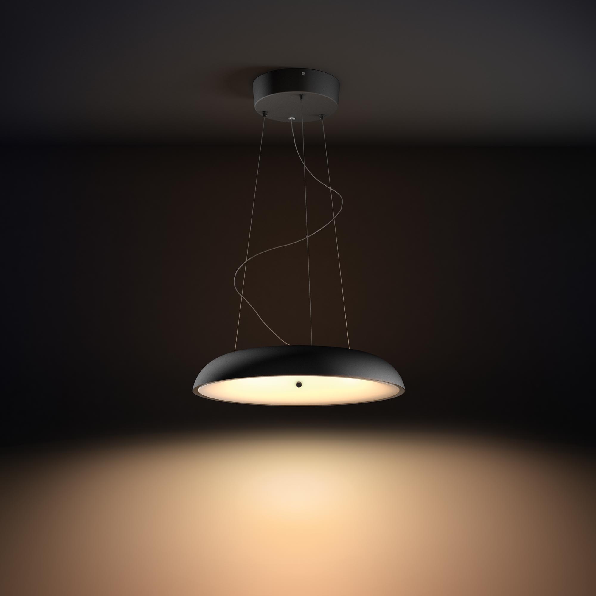 Philips Hue White Ambiance Amaze LED Pendant Light black 2900lm incl. Dimmer Switch