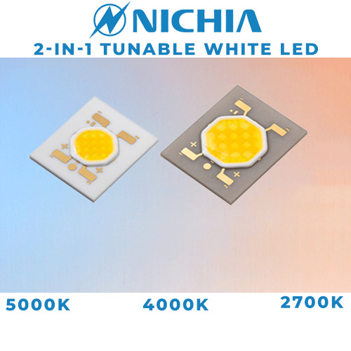 Nichia NVCWJ024Z-V1MT 24x19mm COB LED Tunable White 2 in 1 2700-5000K CRI90 2730lm