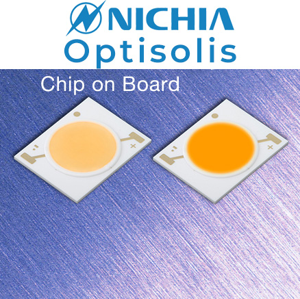 Nichia Optisolis NFCWL036B-V3(Rfcb0,Rfab0) 19x16mm COB LED Cold White 6500K CRI94 710lm