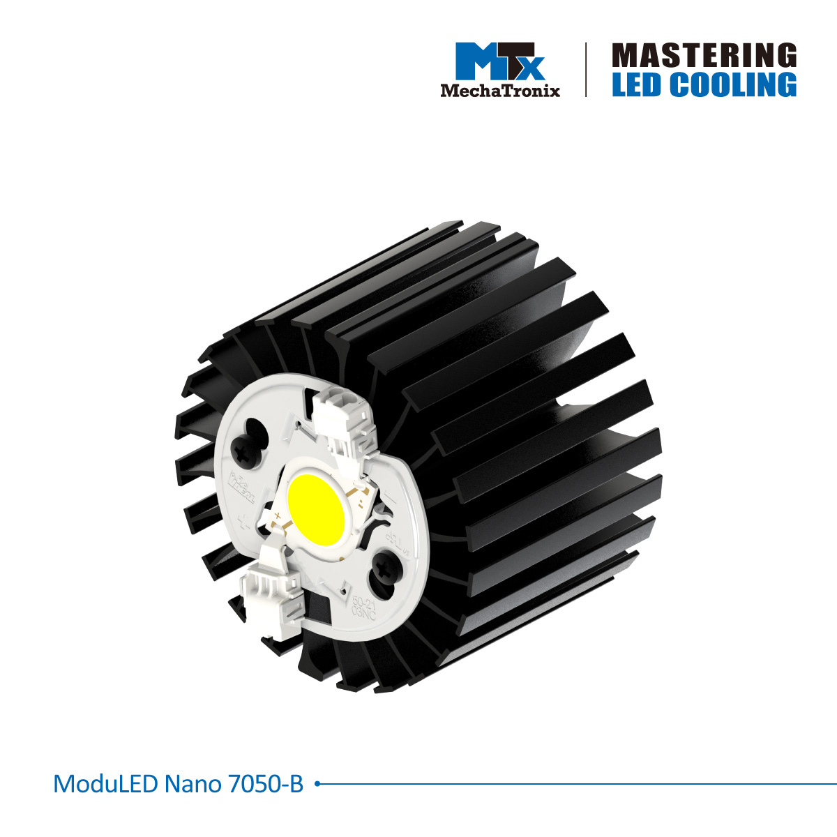 MechaTronix Heat Sink round 7cm MODULED NANO 7050-B for LED <4000lm