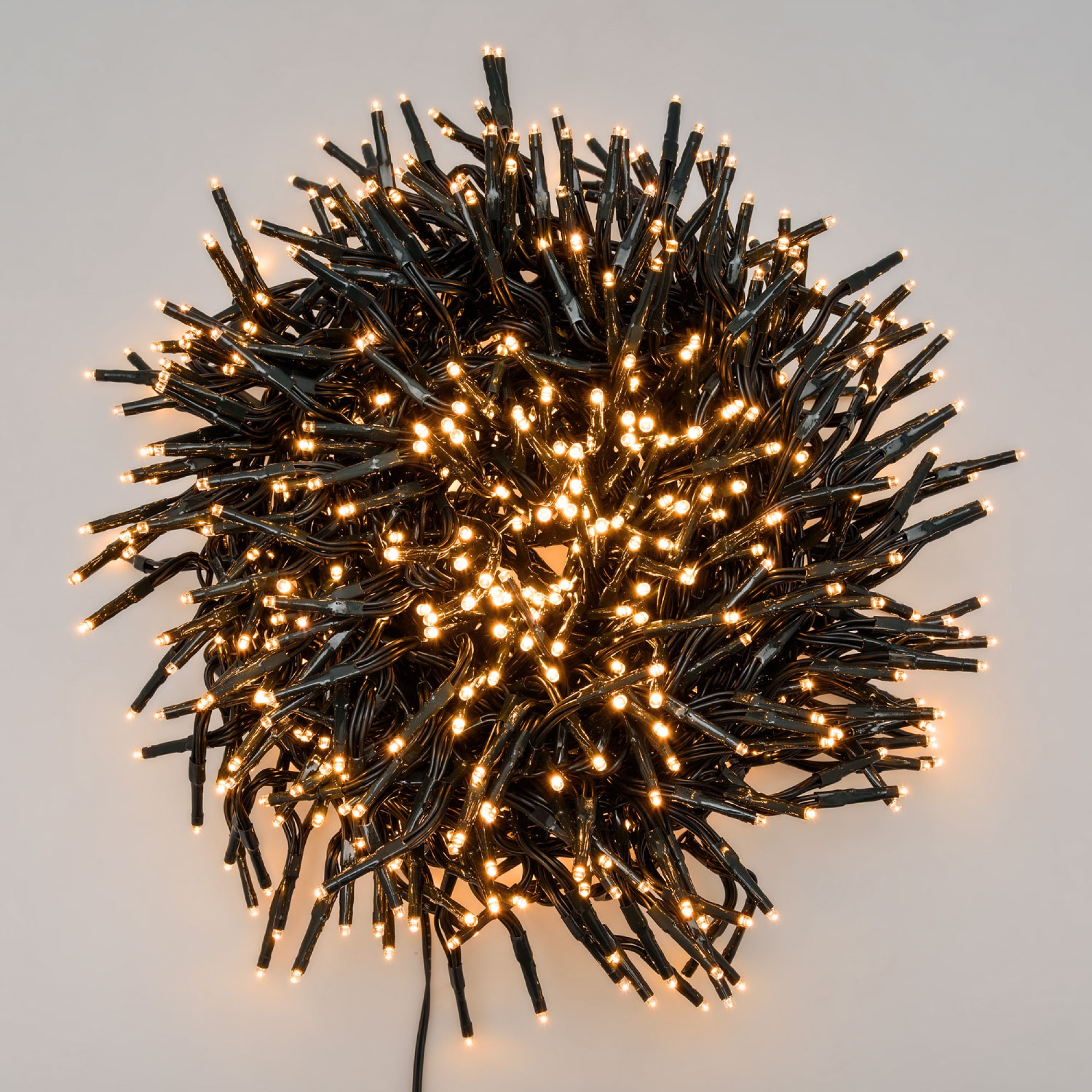 Lotti LED String of Lights Cluster amber 750 LEDs 11.5m black IP44