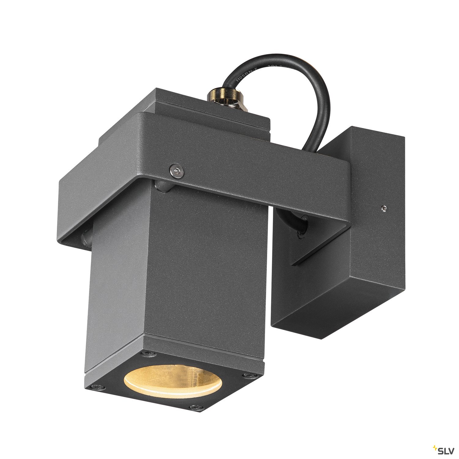 SLV Wall and Ceiling Light THEO BRACKET, GU10, anthracite, IP65