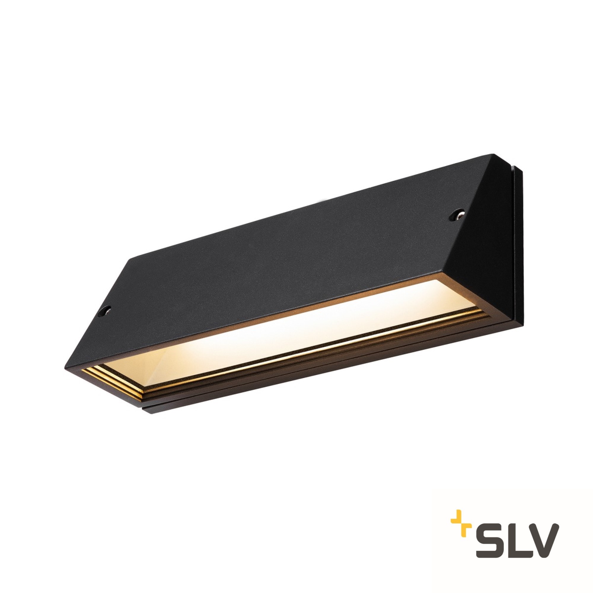 SLV PEMA LED Wall Light 3000/4000K black IP65 1400lm