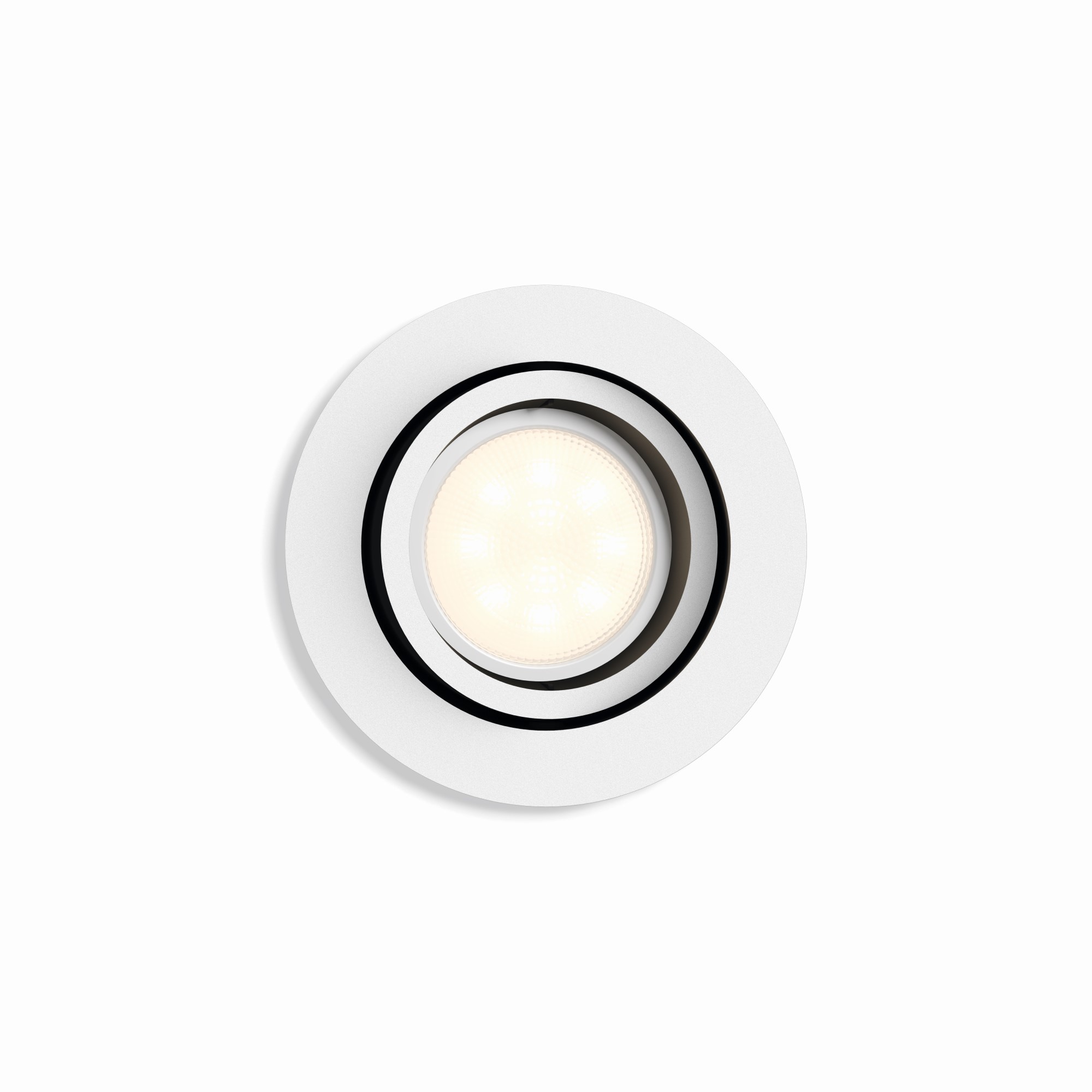 Philips Hue White Ambiance Milliskin LED Downlight round, white, 250lm, with Dimmer Switch