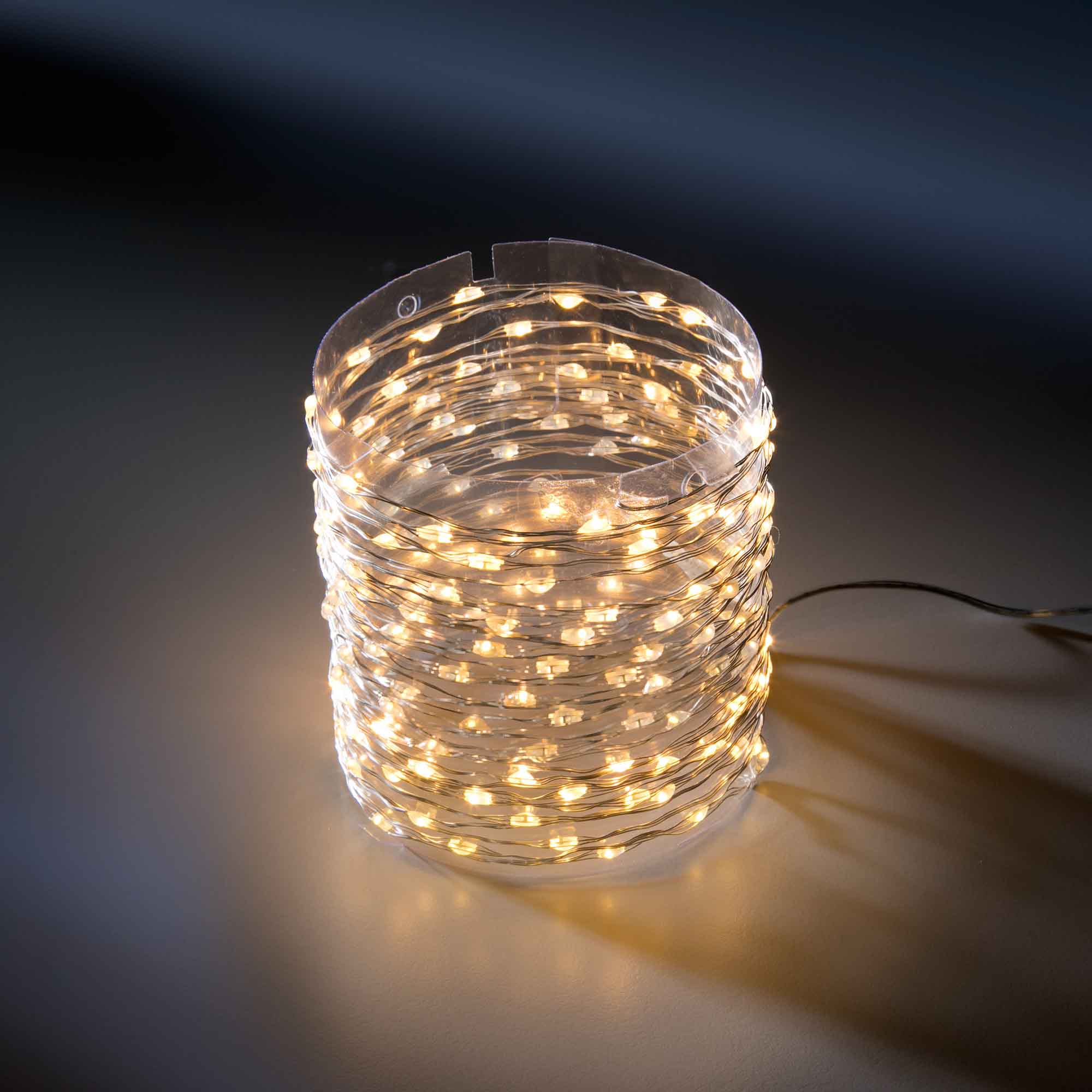 LED Micro Chain of Lights 12m classic warm silver 12 m (240 LEDs)