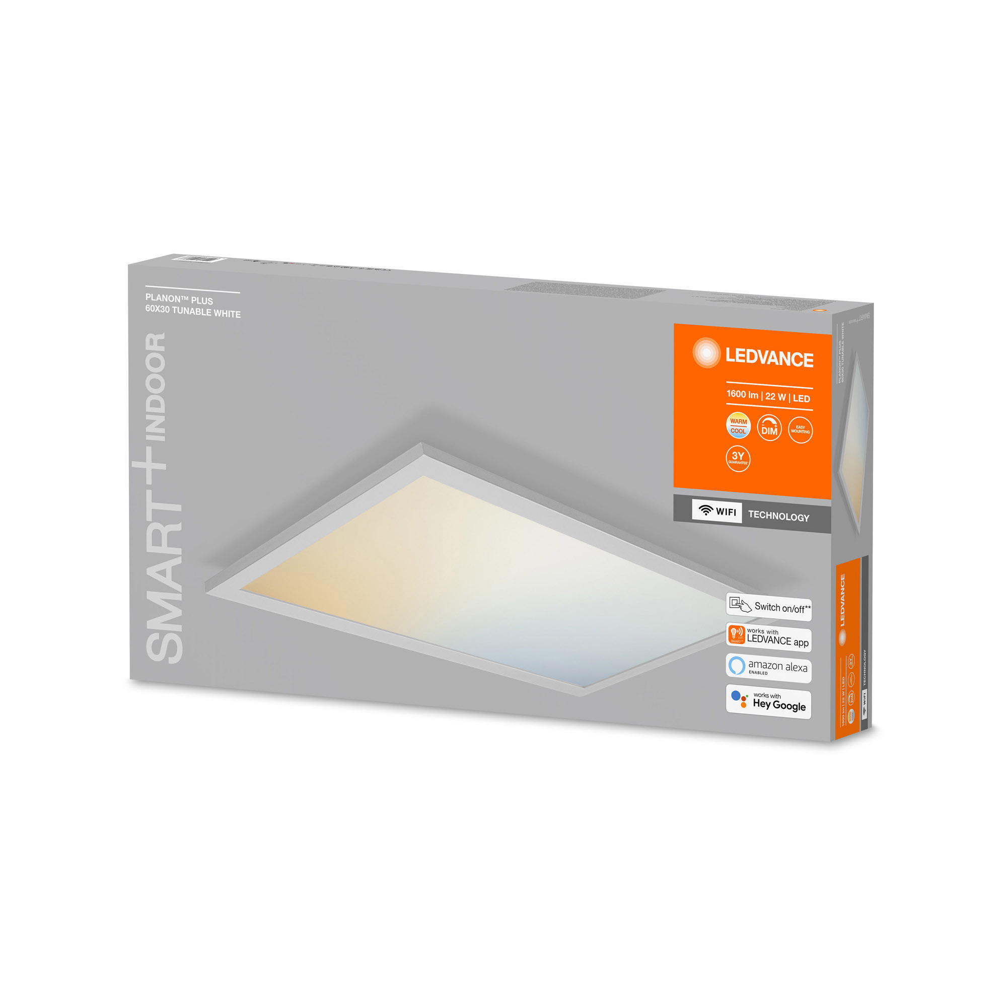 LEDVANCE SMART+ WiFi Tunable White LED Panel PLANON PLUS 60x30cm 1600lm