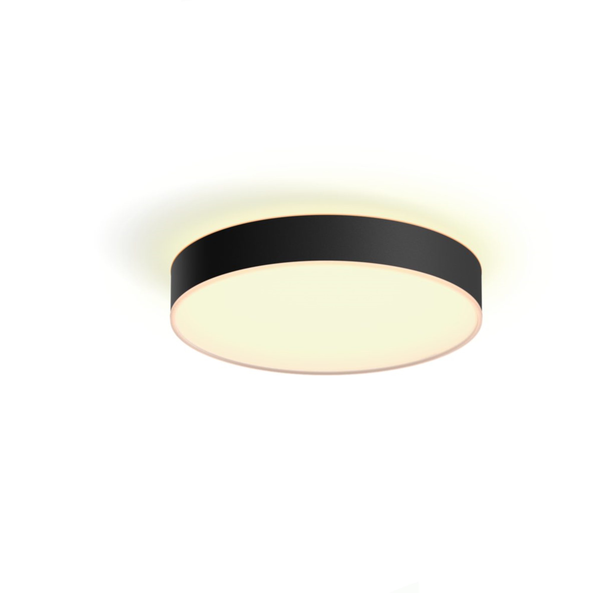 Philips Hue White Ambiance Enrave M LED Ceiling Light black 2450lm incl. Dimmer Switch