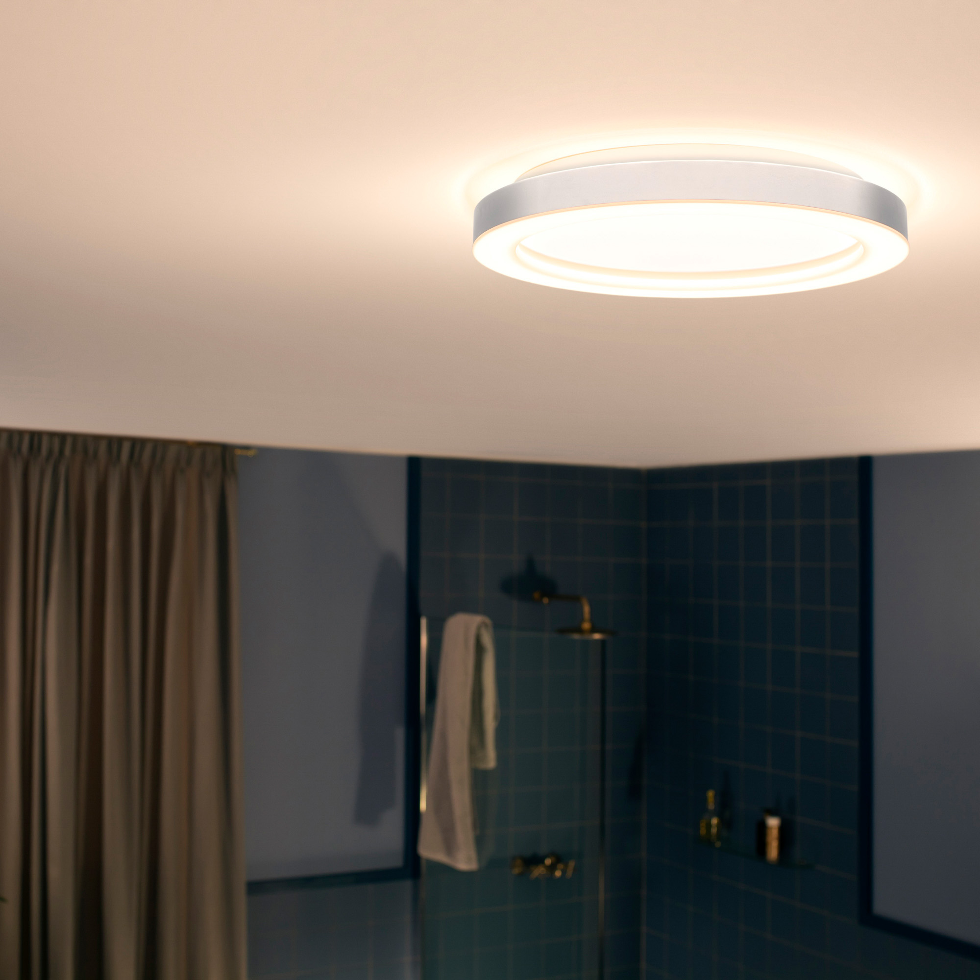 Philips Hue White Ambiance Adore LED Ceiling Light chrome 2900lm incl. Dimmer Switch
