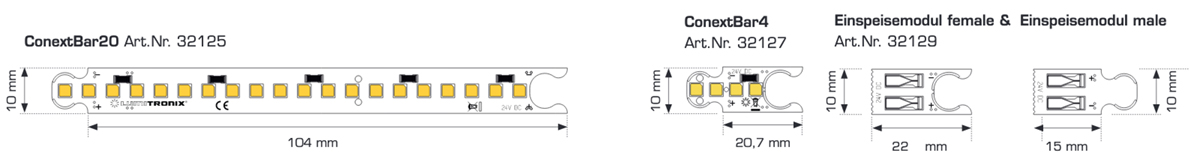 Module ConextBar LED warm white CRI90