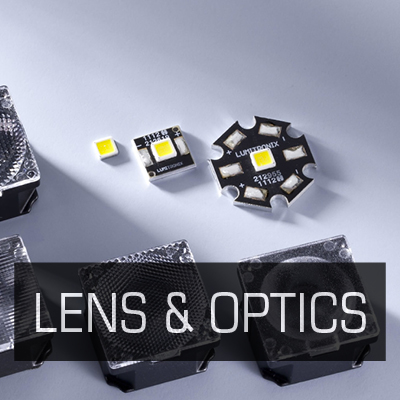 LENS & OPTICS FOR LEDS